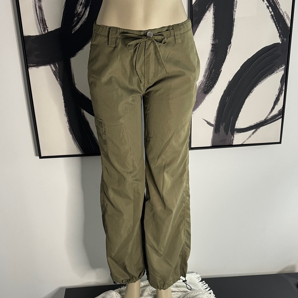 Men's Olive Green Casual Pants